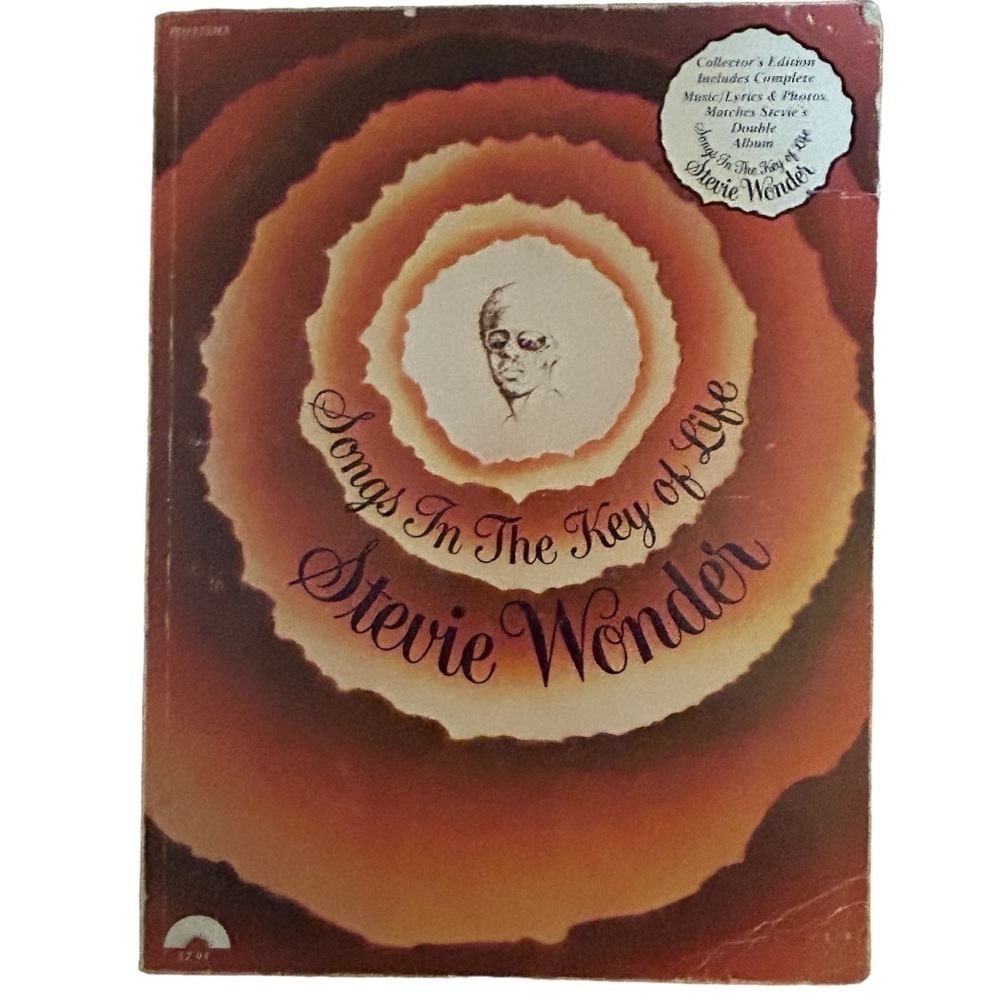 1976 Stevie Wonder Songs in the Key of Life Collectors Addition Sheet Music Book